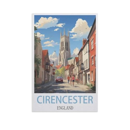 1000 Stück，Cirencester, England，Puzzle Für Erwachsene Lernspielzeug Für Kinder Kreative Spiele Unterhaltung Holz Puzzles Home Decor（75x50cm）-I49 von YYNFHCBS