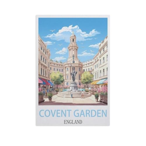 1000 Stück，Covent Garden, England，Puzzle Für Erwachsene Lernspielzeug Für Kinder Kreative Spiele Unterhaltung Holz Puzzles Home Decor（75x50cm）-J22 von YYNFHCBS