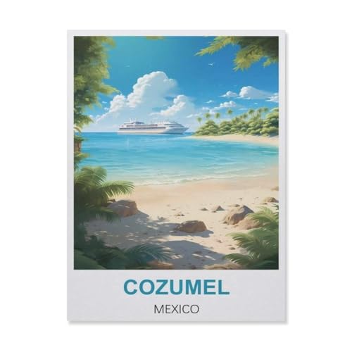 1000 Stück，Cozumel Mexiko，Puzzle Für Erwachsene Lernspielzeug Für Kinder Kreative Spiele Unterhaltung Holz Puzzles Home Decor（75x50cm）-C62 von YYNFHCBS