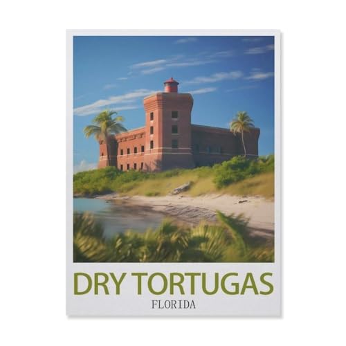 1000 Stück，Dry Tortugas Florida，Puzzle Für Erwachsene Lernspielzeug Für Kinder Kreative Spiele Unterhaltung Papier Puzzles Home Decor（38x26cm）-G27 von YYNFHCBS