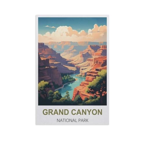 1000 Stück，Grand Canyon Nationalpark，Puzzle Für Erwachsene Lernspielzeug Für Kinder Kreative Spiele Unterhaltung Holz Puzzles Home Decor（75x50cm）-H3 von YYNFHCBS