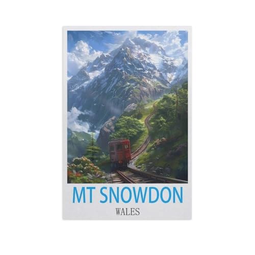 1000 Stück，Mt Snowdon Wales，Puzzle Für Erwachsene Lernspielzeug Für Kinder Kreative Spiele Unterhaltung Holz Puzzles Home Decor（75x50cm）-M87 von YYNFHCBS