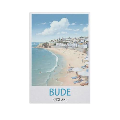 1000 Stück Puzzle，Bude, England，Erwachsene Kinder Holz Spielzeug Lernspiel（75x50cm）-I93 von YYNFHCBS