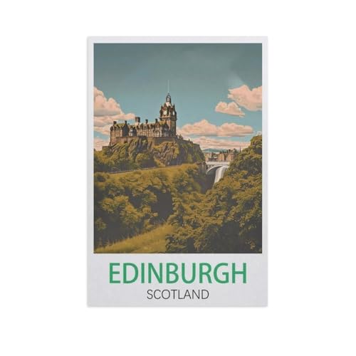 1000 Stück Puzzle，Edinburgh Schottland，Erwachsene Kinder Holz Spielzeug Lernspiel（75x50cm）-J66 von YYNFHCBS