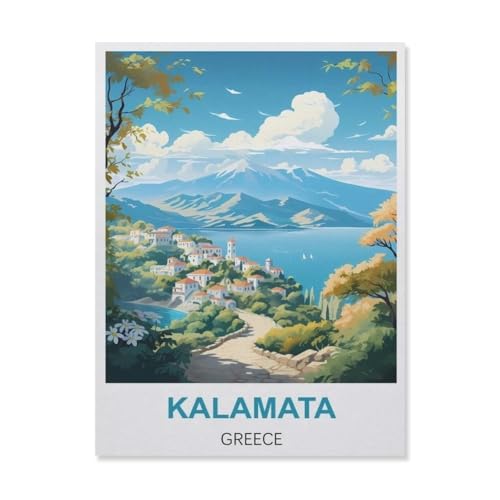 1000 Stück Puzzle，Kalamata Griechenland，Erwachsene Kinder Holz Spielzeug Lernspiel（75x50cm）-B60 von YYNFHCBS