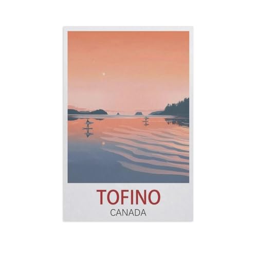 1000 Stück Puzzle，Tofino Kanada，Erwachsene Kinder Holzs pielzeug Lernspiel（75x50cm）-J64 von YYNFHCBS