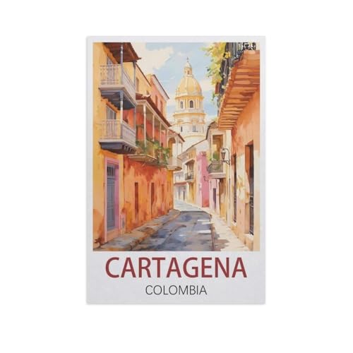 1000 Stück Puzzle Für Erwachsene Puzzle Holz Puzzle，Cartagena Kolumbien，Puzzles DIY Pädagogisches Puzzlespiel Kinder Familienspiele（75x50cm）-K54 von YYNFHCBS