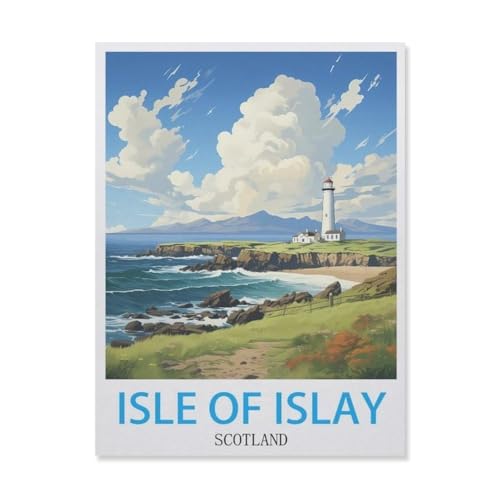 1000 Stück Puzzle Für Erwachsene Puzzle Holz Puzzle，Isle of Islay Schottland，Puzzles DIY Pädagogisches Puzzlespiel Kinder Familienspiele（75x50cm）-G89 von YYNFHCBS