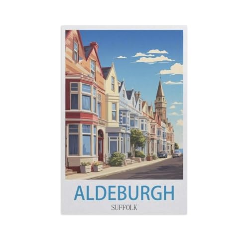 1000 Teile Puzzle Für Erwachsene Und Kinder，Aldeburgh Suffolk，Stressabbau Herausforderung Bodenpuzzle DIY Home Wanddekoration（38x26cm）-M84 von YYNFHCBS