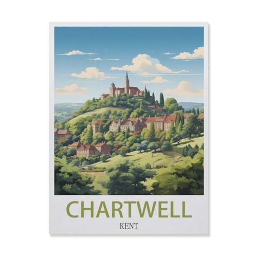 1000 Teile Puzzle Für Erwachsene Und Kinder，Chartwell Kent，Stressabbau Herausforderung Bodenpuzzle DIY Home Wanddekoration（50x70cm）-G24 von YYNFHCBS