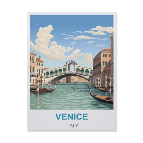 1000 Teile Puzzle Für Erwachsene Und Kinder，Venedig Italien，Stressabbau Herausforderung Bodenpuzzle DIY Home Wanddekoration（38x26cm）-B86 von YYNFHCBS