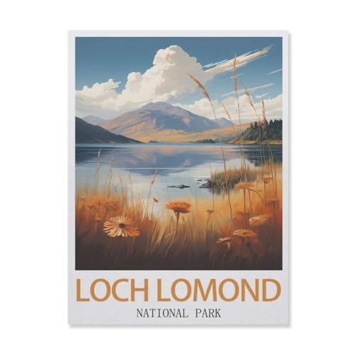 1000 Teile Puzzle Papier，Loch Lomond Nationalpark，Kreative Schwierige Puzzles Pädagogisches Stressfreisetzung Spielzeug Für Erwachsene Kinder，Haus Dekoration Geschenk（50x70cm）-G18 von YYNFHCBS