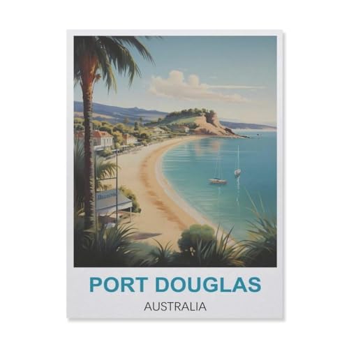 1000 Teile Puzzle Papier，Port Douglas Australien，Kreative Schwierige Puzzles Pädagogisches Stressfreisetzung Spielzeug Für Erwachsene Kinder，Haus Dekoration Geschenk（38x26cm）-D26 von YYNFHCBS