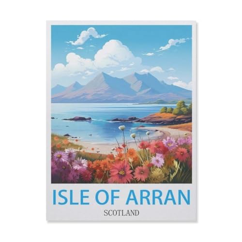1000Pcs，Isle of Arran Schottland，Erwachsenen Dekompression Spiel Puzzle Studenten Spielzeug Für Kinder Weihnachten Geburtstagsgeschenke（38x26cm）-G2 von YYNFHCBS