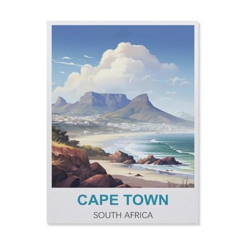 1000Pcs，Kapstadt Südafrika，Erwachsenen Dekompression Spiel Puzzle Studenten Spielzeug Für Kinder Weihnachten Geburtstagsgeschenke（75x50cm）-B64 von YYNFHCBS