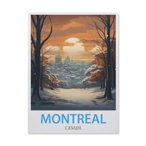 1000Pcs，Montreal Kanada，Jigsaw Adult Decompression Game Puzzle Studenten Spielzeug Für Kinder Weihnachten Geburtstagsgeschenke（38x26cm）-E53 von YYNFHCBS