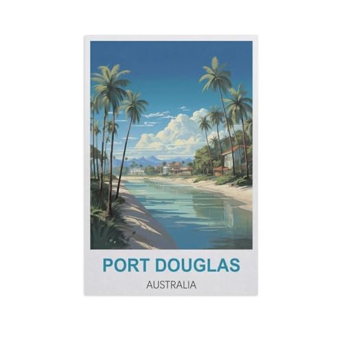 1000Pcs，Port Douglas, Australien，Jigsaw Adult Decompression Game Puzzle Studenten Spielzeug Für Kinder Weihnachten Geburtstagsgeschenke（50x70cm）-H48 von YYNFHCBS
