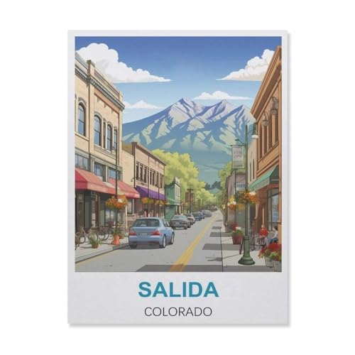 1000Pcs，Salida Colorado，Jigsaw Adult Decompression Game Puzzle Studenten Spielzeug Für Kinder Weihnachten Geburtstagsgeschenke（38x26cm）-D80 von YYNFHCBS