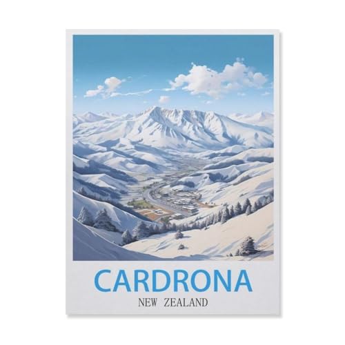 Cardrona Neuseeland，Puzzles 1000 Teile für Erwachsene, Klassische Puzzle Kinder Puzzle Herausfordernde Und Schwierige Rätsel für Erwachsene Und Jugendliche（75x50cm）-E25 von YYNFHCBS