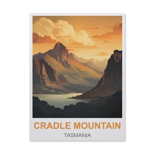 Cradle Mountain Tasmanien，Puzzles 1000 Teile für Erwachsene, Klassische Puzzle Teenager Puzzle Perfektes Pädagogisches Geschenk für Jungen Und Mädchen（75x50cm）-A61 von YYNFHCBS