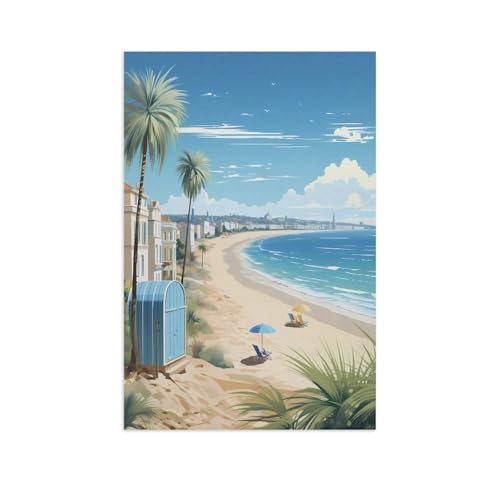 Erwachsene Kinder Puzzles 1000 Teile Puzzle，Midi de la France Frankreich，einfaches Puzzle Spiel Rolle Puzzle Bildung Spielzeug Spiel Familie Dekoration（38x26cm）-N20 von YYNFHCBS