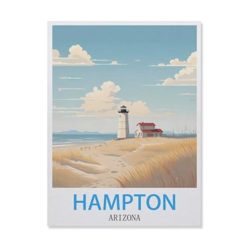 Hampton Arizona，Papier Puzzle 1000 Stück Adult Toys Dekompressionsspiel（38x26cm）-F74 von YYNFHCBS