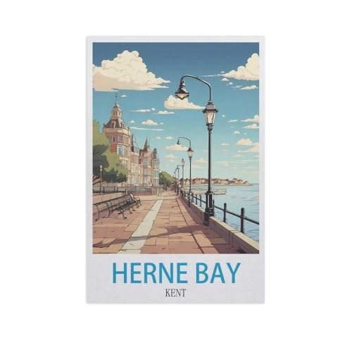 Herne Bay Kent，Puzzles 1000 Teile für Erwachsene, Klassische Puzzle Teenager Puzzle Perfektes Pädagogisches Geschenk für Jungen Und Mädchen（75x50cm）-N5 von YYNFHCBS