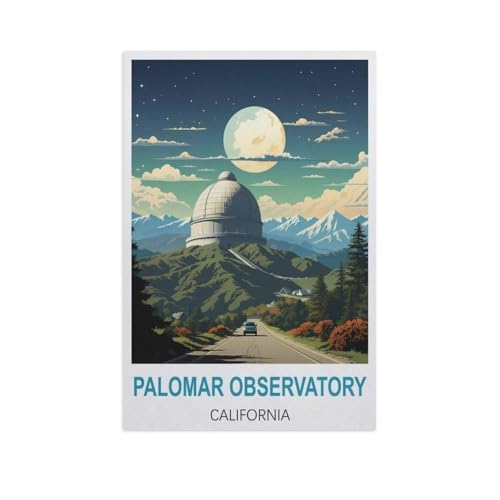 Holz Puzzle 1000 Stück，Palomar Observatory, Kalifornien，Erwachsene Kinder Spielzeug Dekompression Spiel（75x50cm）-H39 von YYNFHCBS