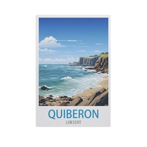 Holz Puzzle 1000 Stück，Quiberon Lorient，Puzzles Lernspielzeug Für Erwachsene Geburtstagsgeschenk（75x50cm）-M57 von YYNFHCBS
