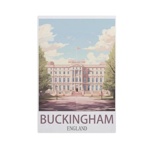 Holz Puzzle Puzzle 1000 Stück，Buckingham, England，Puzzles Lernspielzeug Für Erwachsene Geburtstagsgeschenk Home Decoration（75x50cm）-J7 von YYNFHCBS