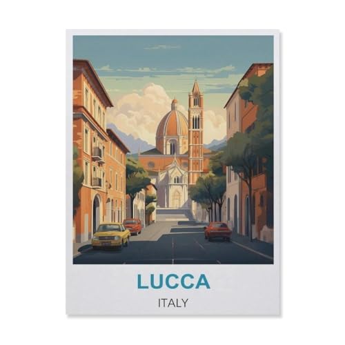 Holz Puzzle Puzzle 1000 Stück，Lucca Italien，Puzzles Lernspielzeug Für Erwachsene Geburtstagsgeschenk Home Decoration（75x50cm）-D93 von YYNFHCBS