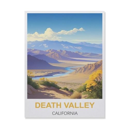 Holzpuzzle Puzzle 1000 Stück，Death Valley Kalifornien，Lernspielzeug Für Erwachsene Geburtstagsgeschenk Dekoration（75x50cm）-B81 von YYNFHCBS