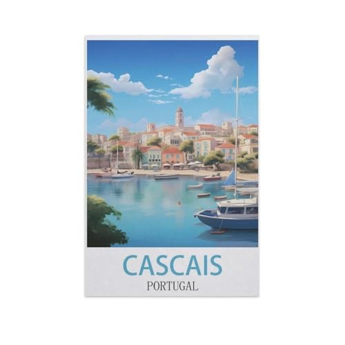 Jigsaw Puzzles 1000 Stück，Cascais, Portugal，Für Holzkinder Spiele Lernspielzeug（75x50cm）-I87 von YYNFHCBS