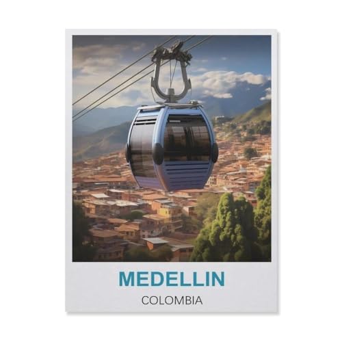 Jigsaw Puzzles 1000 Stück，Medellin Kolumbien，Für Holzkinder Spiele Lernspielzeug（75x50cm）-A8 von YYNFHCBS