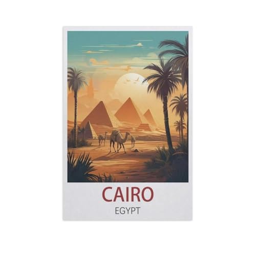 Klassisches Puzzle 3D Puzzle DIY Kit Papier Spielzeug Einzigartiges Geschenk，Kairo, Ägypten，Klassisches Puzzle 3D Puzzle DIY Kit Papier Spielzeug Einzigartiges Geschenk（38x26cm）-J17 von YYNFHCBS