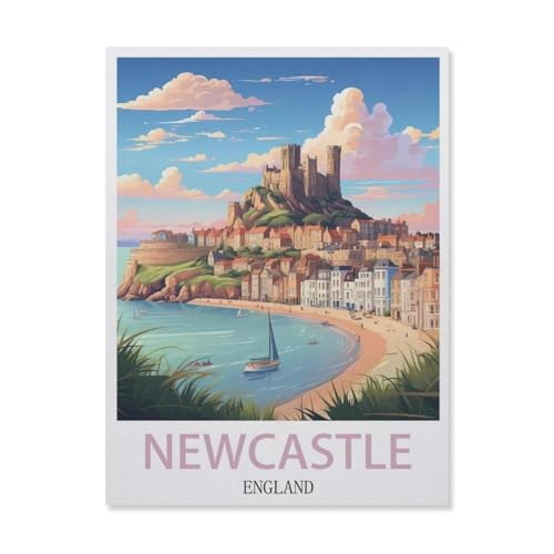 Newcastle England，Puzzle 1000 Teile Erwachsene Kinde Spaß Lernspielzeug Geschenke（38x26cm）-G56 von YYNFHCBS