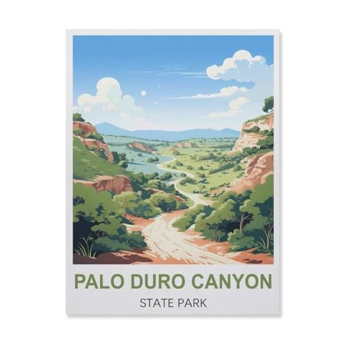 Palo Duro Canyon State Park，Puzzles 1000 Teile für Erwachsene, Klassische Puzzle Kinder Puzzle Herausfordernde Und Schwierige Rätsel für Erwachsene Und Jugendliche（75x50cm）-D46 von YYNFHCBS