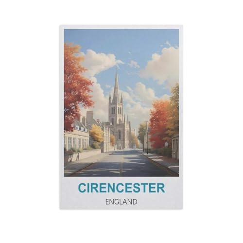 Papier Puzzle 1000 Stück，Cirencester, England，Lernspielzeug Für Erwachsene Geburtstagsgeschenk（38x26cm）-H38 von YYNFHCBS