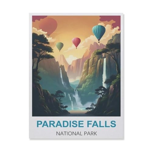 Papier Puzzle 1000 Stück，Paradise Falls Nationalpark，Puzzles Lernspielzeug Für Erwachsene Geburtstagsgeschenk（38x26cm）-A86 von YYNFHCBS