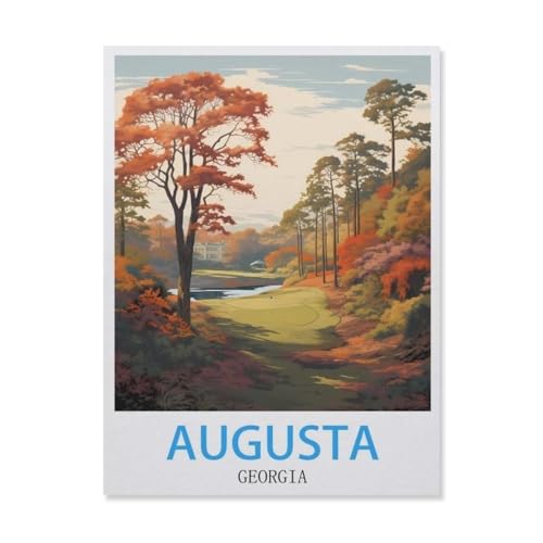 Papier Puzzle Puzzle 1000 Stück，Augusta Georgia，Puzzles Lernspielzeug Für Erwachsene Geburtstagsgeschenk Home Decoration（50x70cm）-F39 von YYNFHCBS