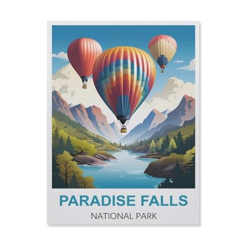 Papier Puzzle Puzzle 1000 Stück，Paradise Falls Nationalpark，Puzzles Lernspielzeug Für Erwachsene Geburtstagsgeschenk Home Decoration（38x26cm）-B1 von YYNFHCBS