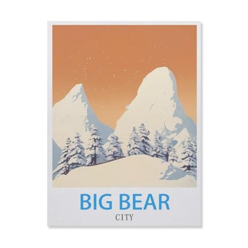 Papierpuzzle Puzzle 1000 Stück，Big Bear City，Lernspielzeug Für Erwachsene Geburtstagsgeschenk Dekoration（38x26cm）-E73 von YYNFHCBS