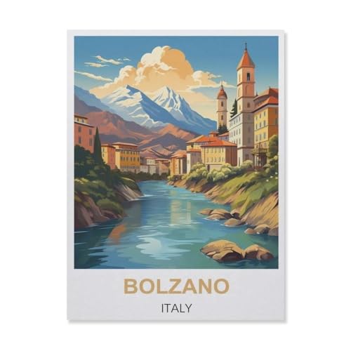 Puzzel Für Erwachsene Jigsaw Puzzle 1000，Bozen Italien，DIY Papp Puzzle Einzigartiges Geschenk（38x26cm）-B68 von YYNFHCBS