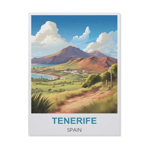 Puzzel Für Erwachsene Jigsaw Puzzle 1000，Teneriffa Spanien，DIY Papier Puzzle Einzigartiges Geschenk Wohnkultur Stil（50x70cm）-D23 von YYNFHCBS