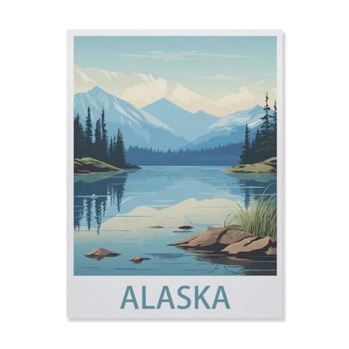 Puzzle，Alaska USA，Für Kinder Und Erwachsene Papier Personalisiertes Puzzle-Spaß-Spiel 1000pcs（50x70cm）-F32 von YYNFHCBS