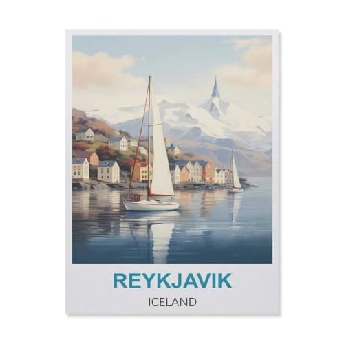 Puzzle，Reykjavik Island，Für Kinder Und Erwachsene Papier Personalisiertes Puzzle-Spaß-Spiel 1000pcs（38x26cm）-C40 von YYNFHCBS