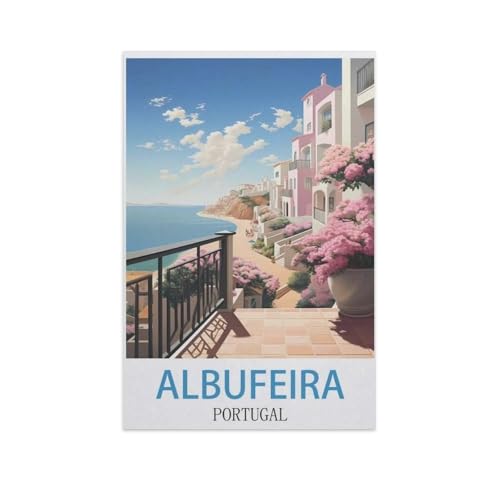 Puzzle 1000 Stück，Albufeira, Portugal，Holz Kinderspielzeug Dekompression Spiel（75x50cm）-I83 von YYNFHCBS