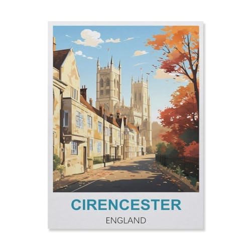 Puzzle 1000 Stück，Cirencester England，Holz Kinderspielzeug Dekompression Spiel（75x50cm）-D69 von YYNFHCBS