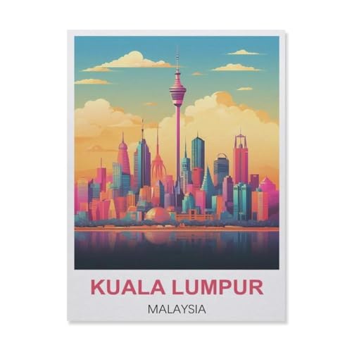 Puzzle 1000 Stück，Kuala Lumpur Malaysia，Holz Adult Toys Dekompression Spiel（75x50cm）-A83 von YYNFHCBS