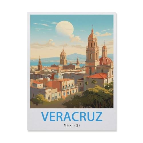 Puzzle 1000 Stück，Veracruz Mexiko，Papier Adult Toys Dekompression Spiel（38x26cm）-F94 von YYNFHCBS